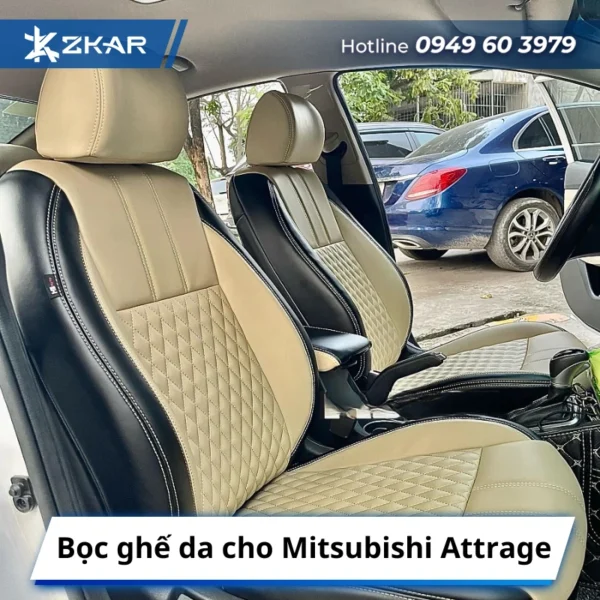 Bọc ghế da cho Mitsubishi Attrage