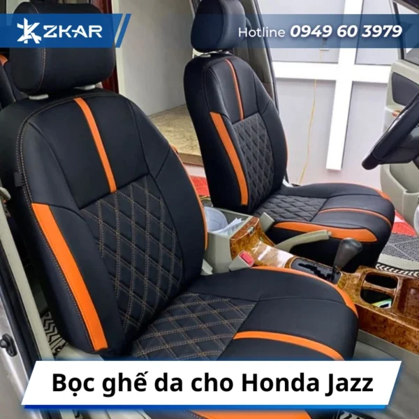 Bọc ghế da cho Honda Jazz