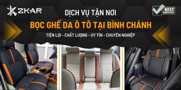 Bọc ghế da ô tô tại Bình Chánh