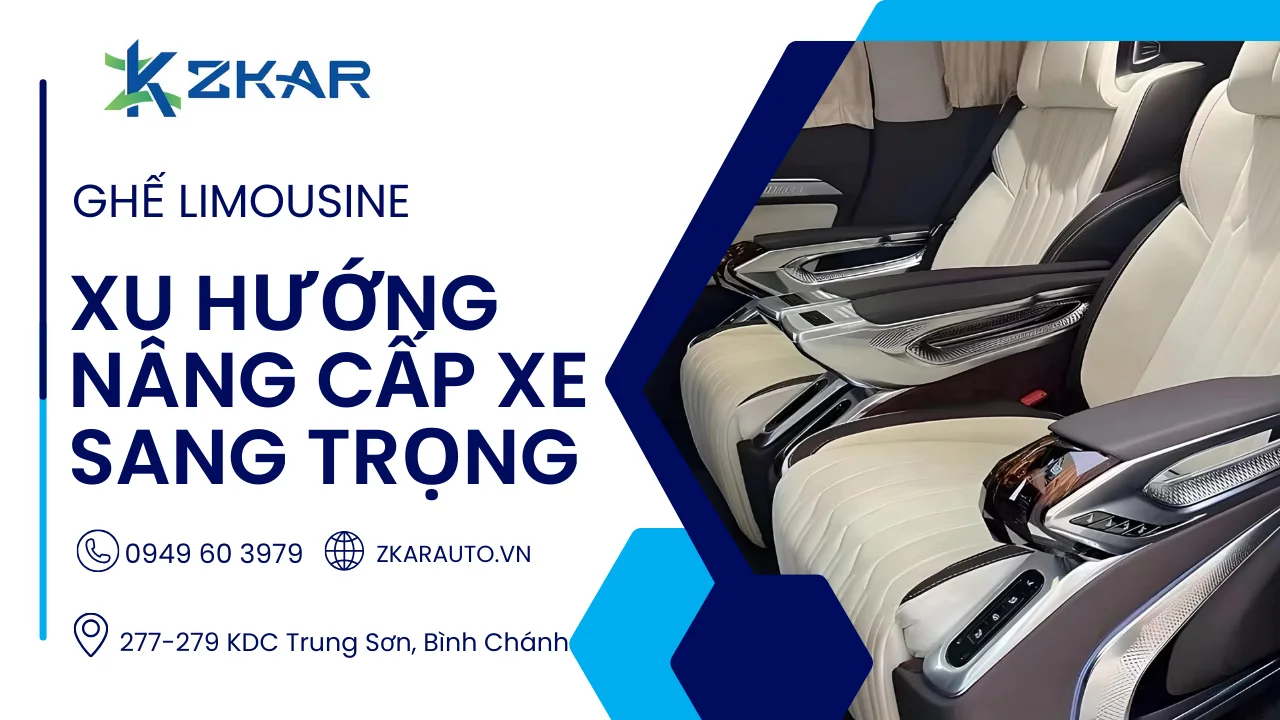 Ghế limousine: Xu hướng nâng cấp xe sang trọng