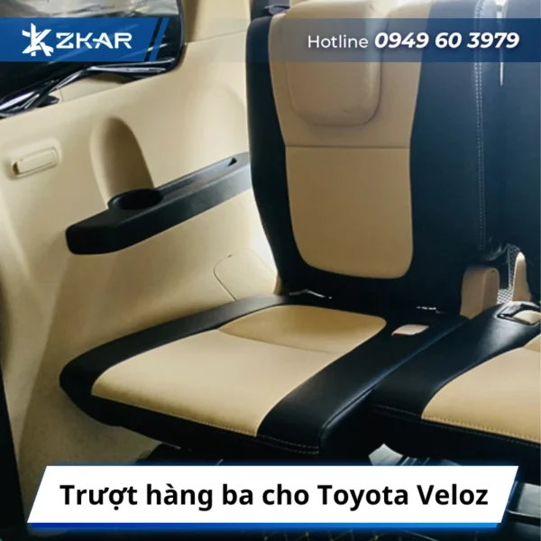 Trượt hàng ba cho Toyota Veloz