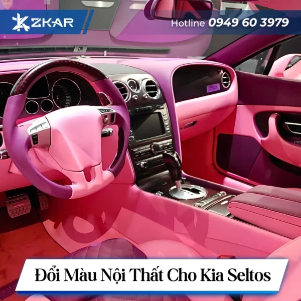 Đổi màu nội thất cho Kia Seltos