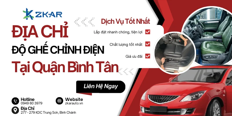 Trung tâm độ ghế chỉnh điện tại Bình Tân - Nhanh chóng, tiện lợi