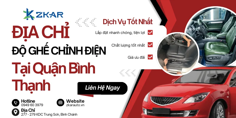 Trung tâm độ ghế chỉnh điện tại Bình Thạnh - Nhanh chóng, tiện lợi