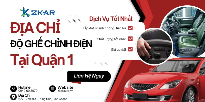 Trung tâm độ ghế chỉnh điện tại Quận 1 - Nhanh chóng, tiện lợi