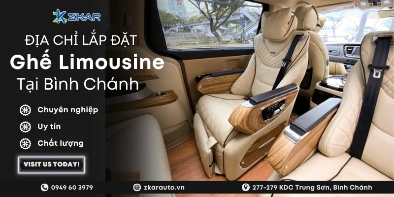 Độ ghế Limousine ô tô tại Bình Chánh | Giá tốt - Thi công nhanh