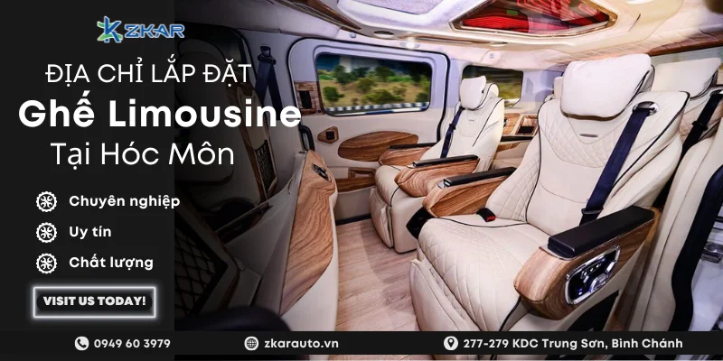 Độ ghế Limousine cho ô tô tại Hóc Môn | Giá tốt - Thi công nhanh