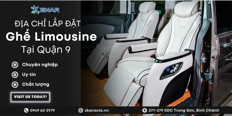 Độ ghế Limousine cho ô tô tại Quận 9 | Giá tốt - Thi công nhanh