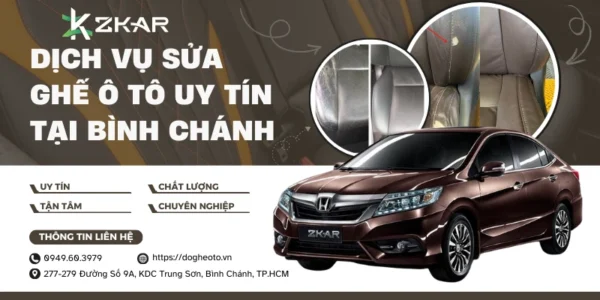 Sửa chữa ghế ô tô chuyên nghiệp tại Bình Chánh