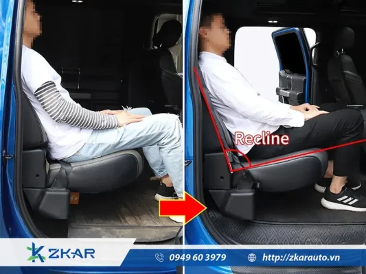 Địa Chỉ Dịch Vụ Độ Ngả Ghế Hàng 2 Cho VinFast VF6 Uy Tín Tại TP.HCM